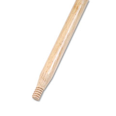 Proline PLB137 Heavy-Duty Threaded End Lacquered Hardwood Broom Handle, 1-1/8 Dia. x 60 Long