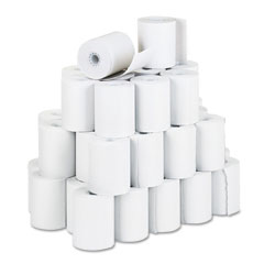 Accufax 02682 Recycled Receipt Rolls, 3-1/4" X 150 Ft, White, 50/Carton