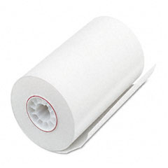 Accufax 05209 Single-Ply Thermal Cash Register/Pos Rolls, 3-1/8" X 90 Ft., White, 72/Ctn