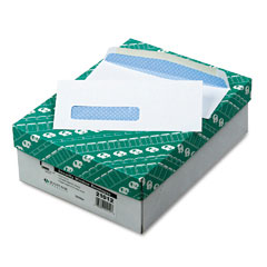 Quality Park 21012 Security Business Envelope, Address Window, Contemporary, #8 5/8, White, 500/Box
