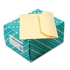 Quality Park 54411 Open Side Booklet Envelope, Traditional, 12 X 9, Cameo Buff, 100/Box