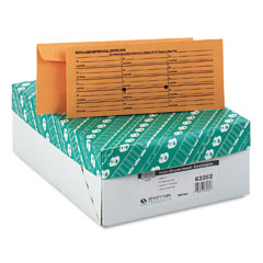 Quality Park 63262 Light Brown Fold Flap Kraft Trade Size Interoffice Envelope, #11, 500/Box