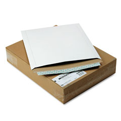 Quality Park 64019 Photo/Document Mailer, Redi-Strip, Side Seam, 12 3/4 X 15, White, 25/Box