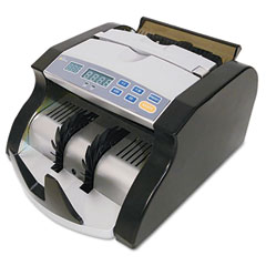 Royal Sovereign RBC-600 Portable Electric Bill Counter, 1000 Bills/Min., 9"W X 11"D X 6"H, Black/Silver
