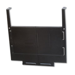 Rubbermaid 16698 Hot File Panel And Partition Hanger Set, Dark Brown