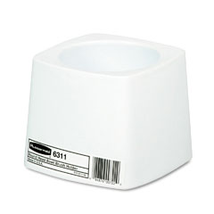 RCP 631100WE Holder For Toilet Bowl Brush, White Plastic