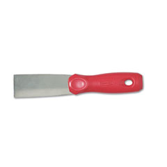 RCP 9H16 1.5 Putty Knife, Carbon Steel Blade, Contoured Red Handle