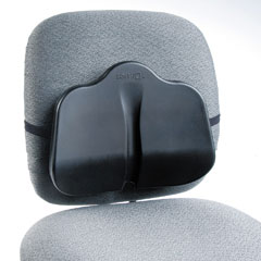 Safco 7151BL Softspot Low Profile Backrest, 13-1/2W X 3D X 11H, Black