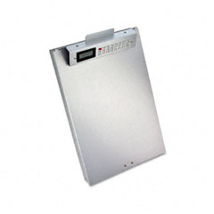 Saunders 11025 Redi-Mate Aluminum Storage Clipboard, 1" Capacity, Holds 8-1/2W X 12H, Silver