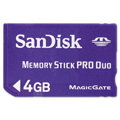 SDI MSPD4096A11 Memory Stick Pro Duo, 4Gb