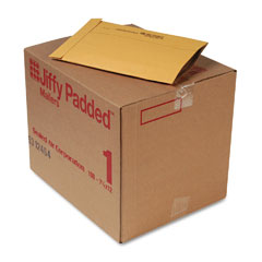 Sealed Air 49260 Jiffy Padded Mailer, Side Seam, #1, 7 1/4 X 12, Golden Brown, 100/Carton