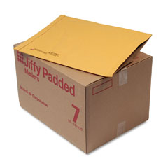 Sealed Air 49284 Jiffy Padded Mailer, Side Seam, #7, 14 1/4 X 20, Golden Brown, 50/Carton