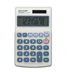 Sharp EL240SB El240Sb Handheld Business Calculator, 8-Digit Lcd