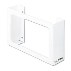 San Jamar G0804 White Enamel Disposable Glove Dispenser, Three-Box, 18W X 3-3/4D X 10H