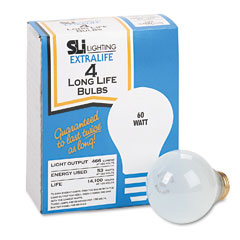 Supreme Lighting 60010 Incandescent Bulbs, 60 Watts, 4/Pack