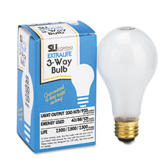 Supreme Lighting 60901 Three-Way Incandescent Bulb, 50/100/150 Watts