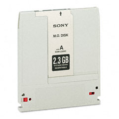 Sony EDM2300 Magneto Optical Disk, 5.25", 2.3Gb, 512 Bytes/Sector, Rewritable