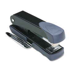 Swingline 33811 Compact Stapler With Remover And Label Holder, 20-Sheet Capacity, Black/Gray