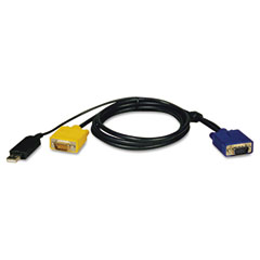 Tripp lite - p776-006 6ft kvm switch usb 2-in-1 cable kit, 6', sold as 1 ea