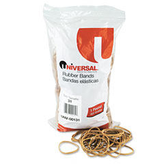 Universal 00131 Rubber Bands, Size 31, 2-1/2 X 1/8, 980 Bands/1Lb Pack