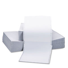 Universal 15703 Two-Part Carbonless Paper, 15Lb, 9-1/2 X 11, Perforated, White, 1650 Sheets