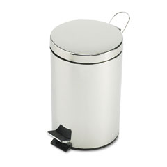 RCP MST35SSPL Medi-Can, Round, Steel, 3 1/2 Gal, Stainless Steel