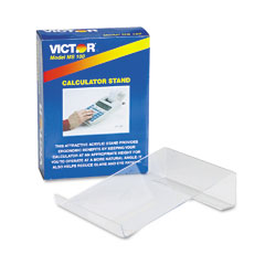 Victor MS-100 Medium Angle Acrylic Calculator Stand, 6 1/2 X 8 1/2 X 2 1/2, Clear