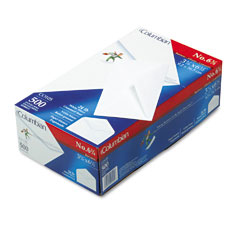 Mead Westvaco WEVCO105 Gummed Flap Business Envelope, V-Flap, #6-3/4, White, 500/Box