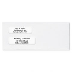 Mead Westvaco WEVCO132 Dubl-Vue Grip-Seal Window Envelopes, Paper, 4 1/8 x 9 1/2, White, 500/Box