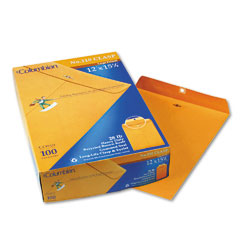 Mead Westvaco WEVCO910 Clasp Envelope, Side Seam, 12 x 15 1/2, Light Brown, 100/Box