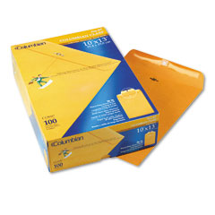 Mead Westvaco WEVCO997 Clasp Envelope, Side Seam, 10 x 13, Light Brown, 100/Box