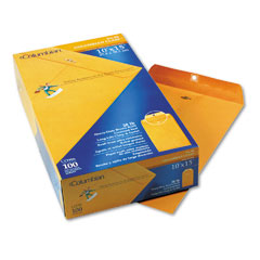 Mead Westvaco WEVCO998 Clasp Envelope, Side Seam, 10 x 15, Light Brown, 100/Box