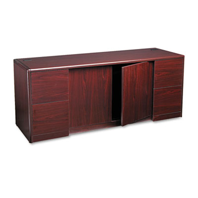 Credenza Office Furniture on 10700 Series Credenza With Doors  72w X 24d X 29 1 2h  Mahogany By Hon