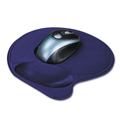Furniture  Slip Pads on Wrist Pillow Extra Cushioned Mouse Pad  Nonskid Base  8 X 11  Blue By