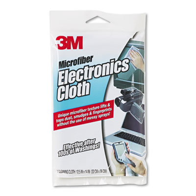 Computer Screen Cleaning Cloth on Microfiber Electronics Cleaning Cloth  12 X 14  White By 3m Mmm9027