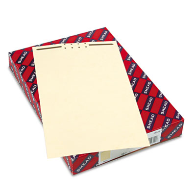 Legal Size Colored Paper on Recycled Legal Size File Backs With Prong Fasteners  2  Capacity  100