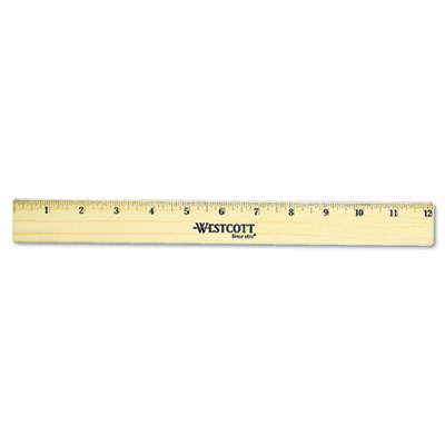 ruler to scale. Flat Wood Ruler w/Two Double