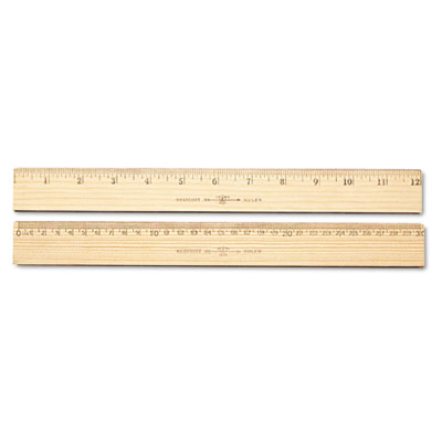 ruler to scale. Budget Metric Wood Ruler,