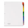 Multi-Dex Index Assorted Color 15-Tab, Labeled 1-15, Letter, 15/Set