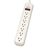TLP725 Surge Suppressor, 7 Outlets, 25 ft Cord, 1080 Joules, White