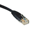 CAT5e Molded Patch Cable, 25 ft., Black