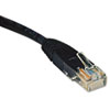 CAT5e Molded Patch Cable, 14 ft., Black