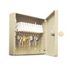 Uni-Tag Key Cabinet, 10-Key, Steel, Sand, 6 7/8” x 2” x 6 3/4”