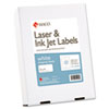 White Laser/Inkjet Shipping & Address Labels, 2 x 4, 2500/Box