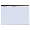 WIDE Landscape Format Quadrille Writing Pad, 11 x 9-1/2, White, 40 Sheets