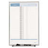 Vertical Matrix Employee Tracking Board, 11 x 16, Aluminum Frame