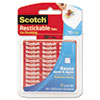 Scotch(R) Restickable Mounting Tabs