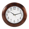 Universal(R) Deluxe 12-3/4" Round Wood Clock