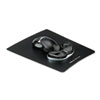 Gel Gliding Palm Support w/Mouse Pad, Black