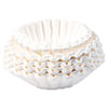 Flat Bottom Coffee Filters, 12-Cup Size, 250/Pack